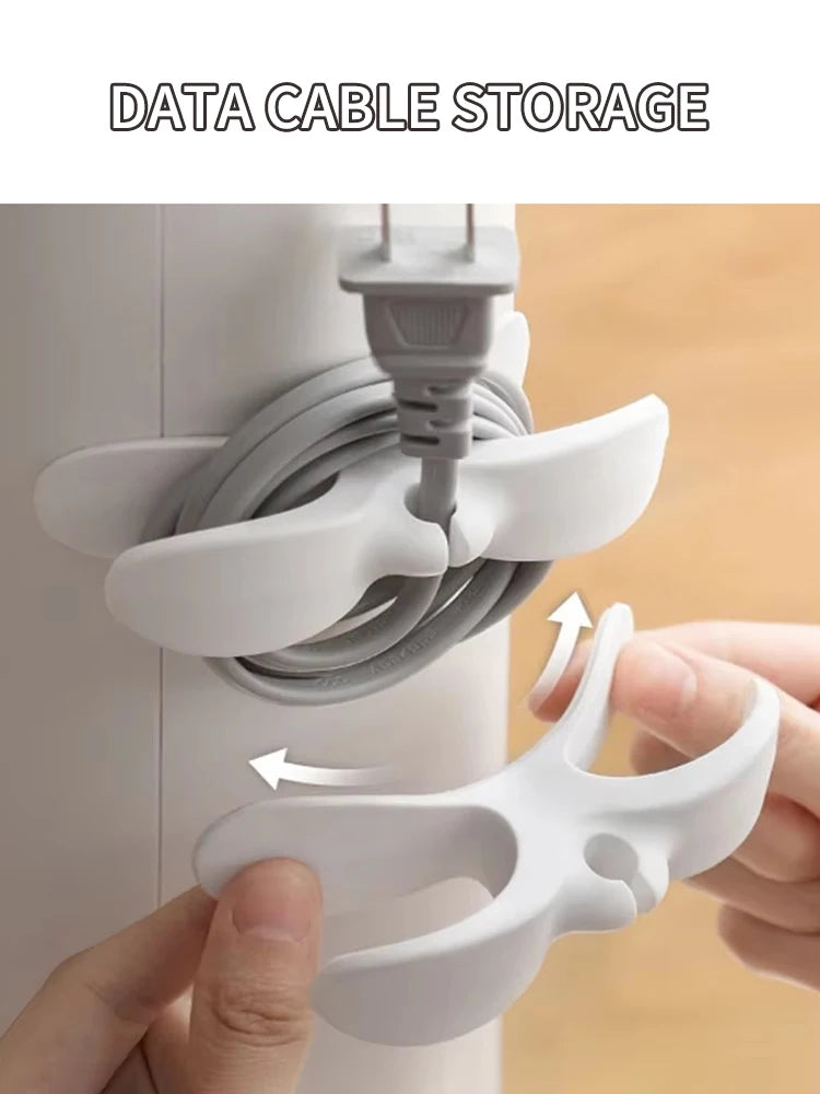 Kabelclips voor bureau, 6 kleuren