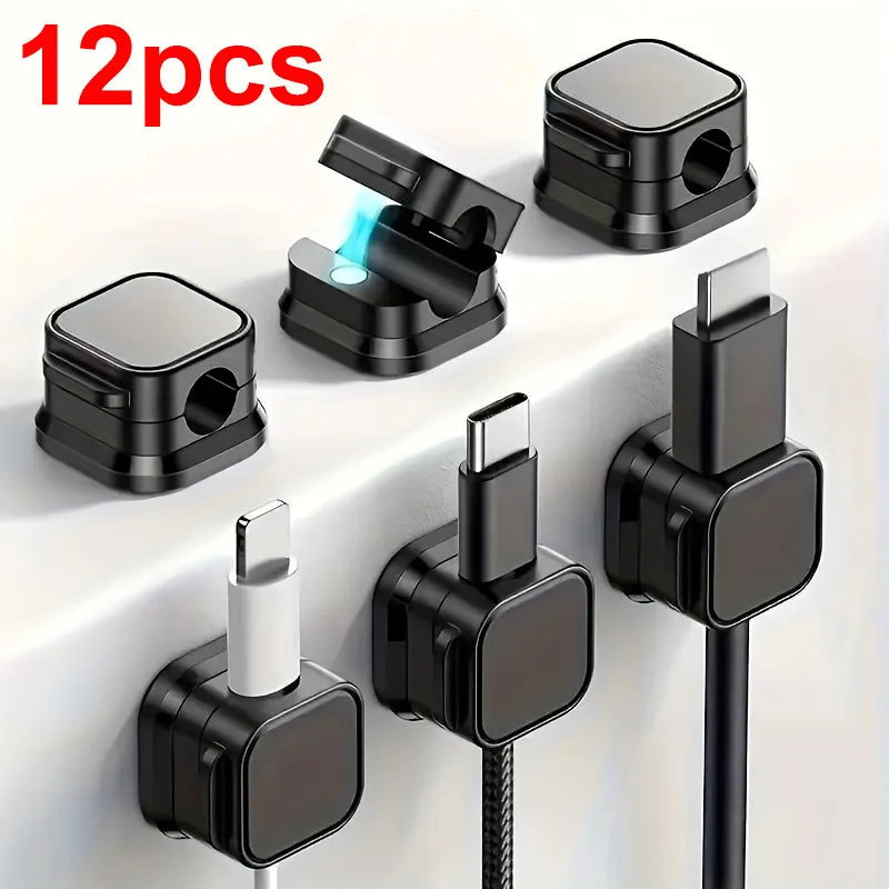 Kabelorganizer set 12 stuks voor bureau en thuis