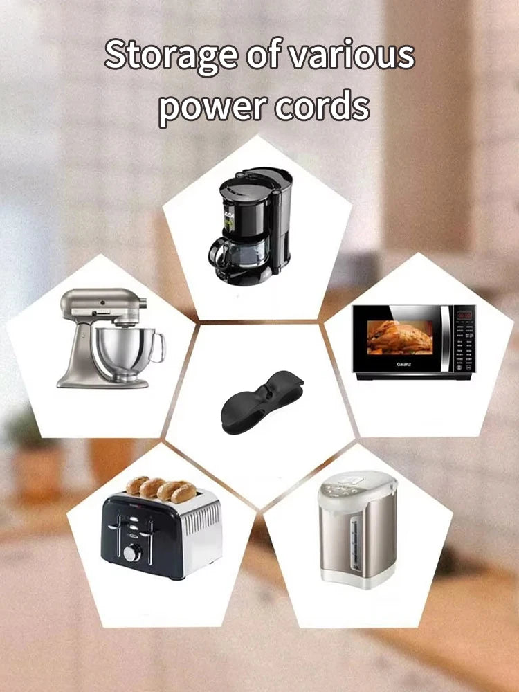 Kabelclips voor bureau, 6 kleuren