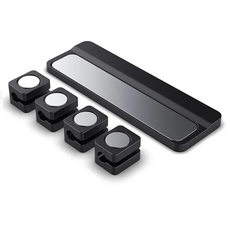 Magnetische kabelclips met pad voor onder bureau