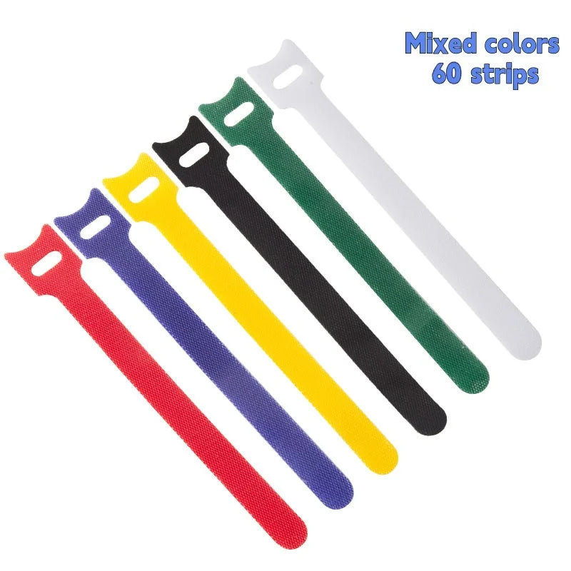 Herbruikbare kabelbinders van nylon klittenband