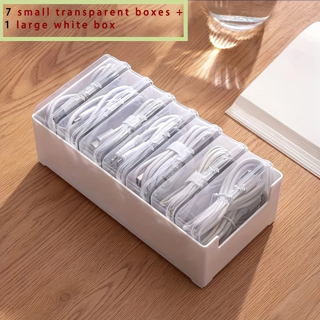 Kabelorganizer box voor bureau en lade
