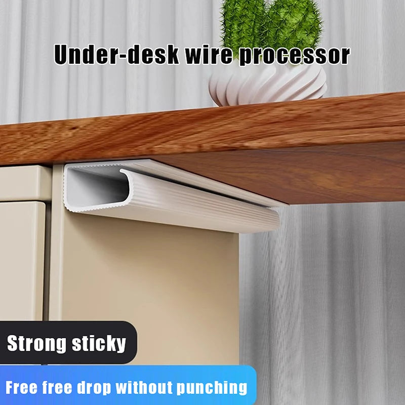 Bureau kabelgoot 40 cm zonder boren, 4 kleuren