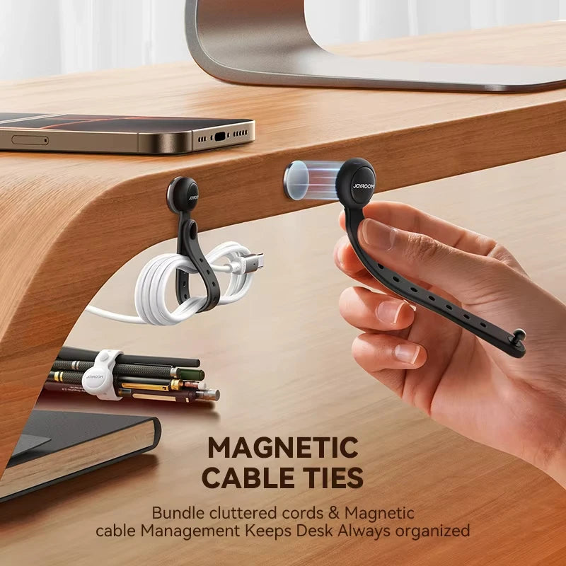 Magnetische kabelbinders 6 stuks, 11 cm