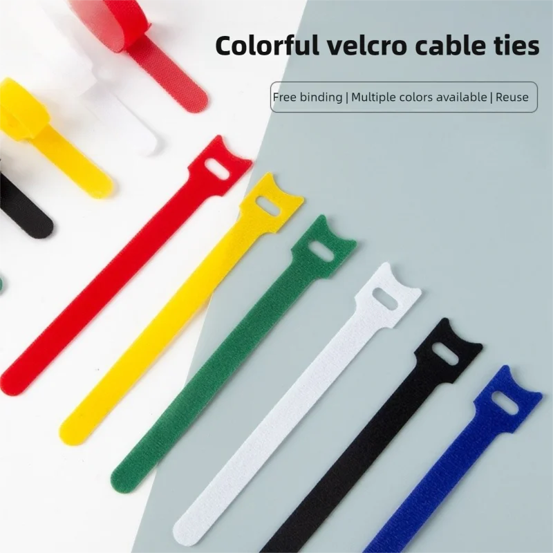 Herbruikbare kabelbinders van nylon klittenband