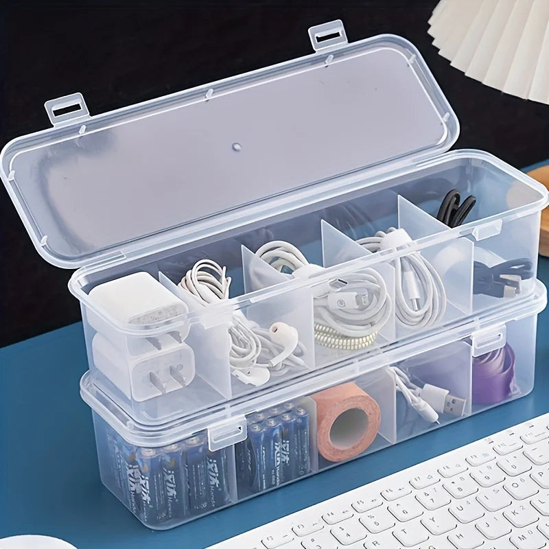 Kabelbox met 5 vakken en deksel