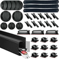 Kabelmanagement kit 32-delig met clips en sleeves